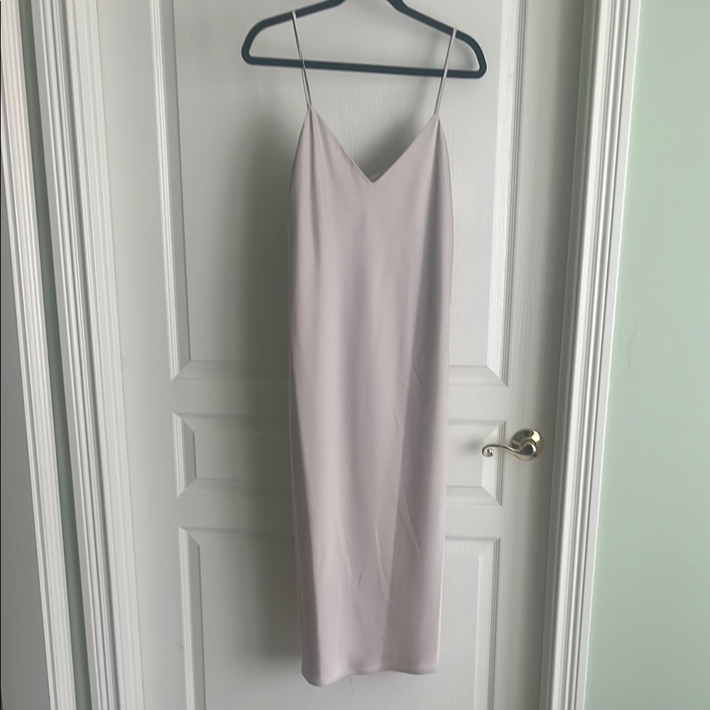 Gianni Bini  Slip Midi Dress color dove